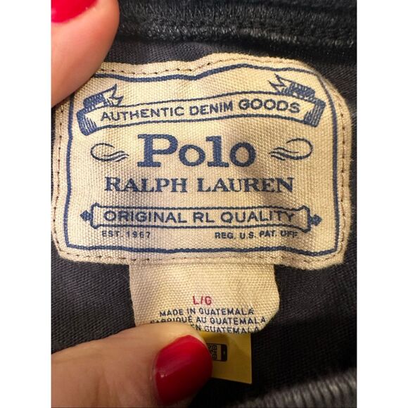 Polo Ralph Lauren Men’s Henley 3 Button T-Shirt Washed Blue size Large - Picture 3 of 9